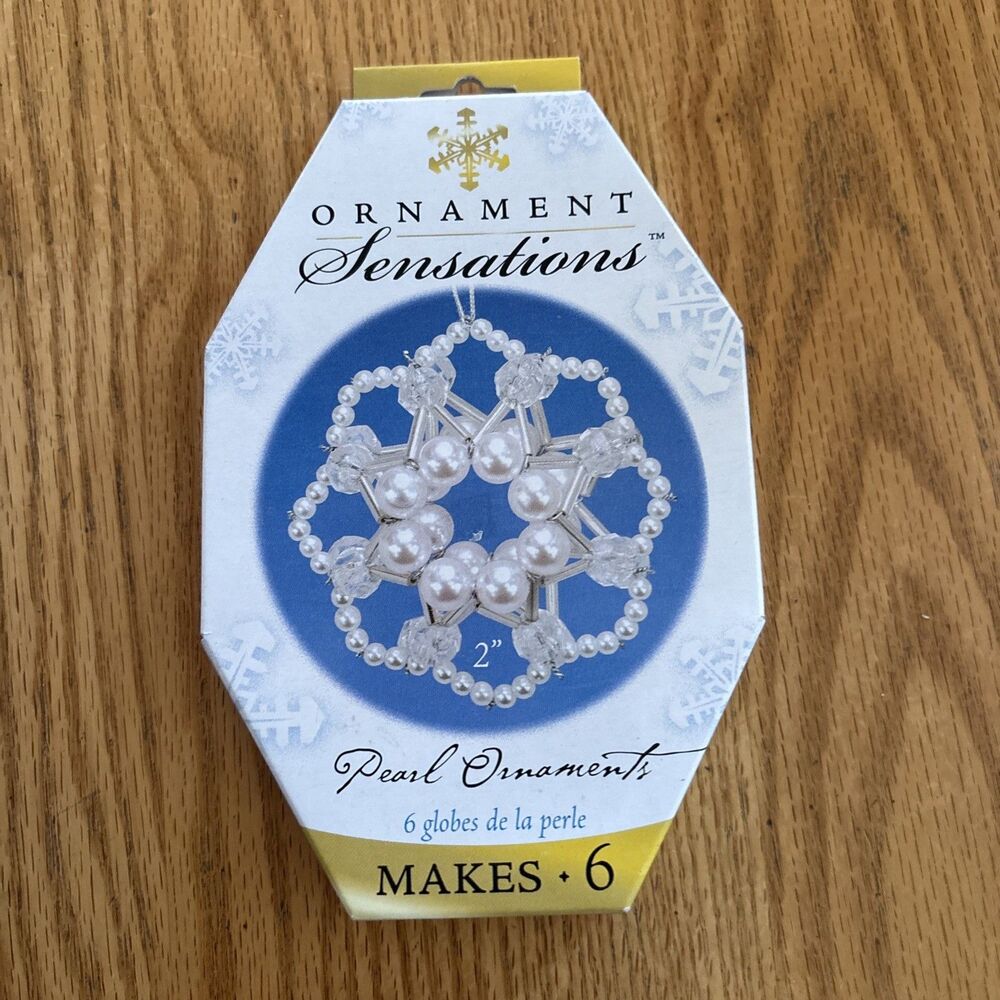 Vintage CCA Pearl Ornament sensations bead kit. New original packaging.￼